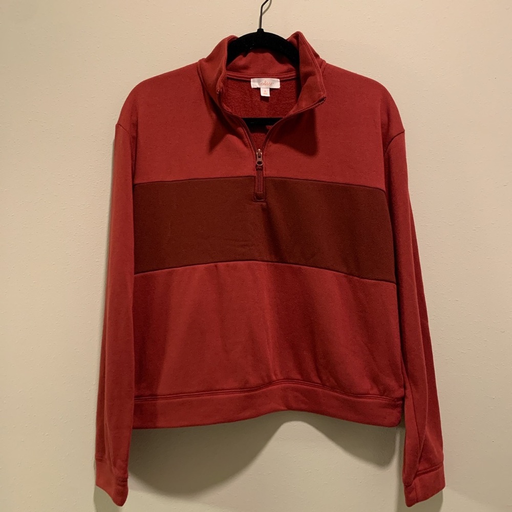 Colsie Quarter Zip - Women’s Medium